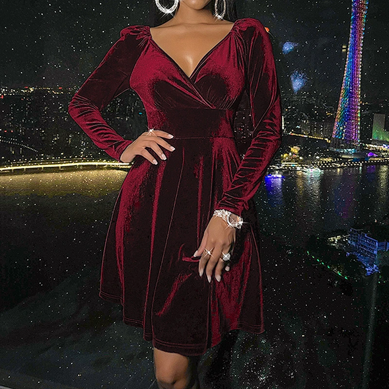 women's fashion casual printed dress