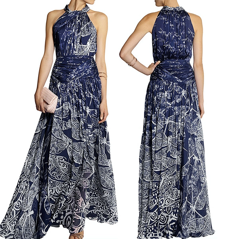 women's fashion casual printed dress
