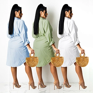 women's fashion casual printed dress
