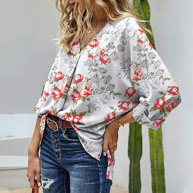women's fashion loose casual top Blouses