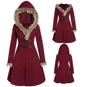 women's fashion casual long cape coat
