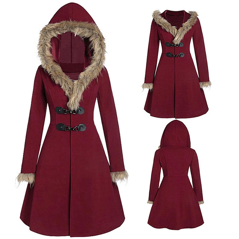 women's fashion casual long cape coat