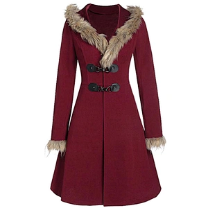 women's fashion casual long cape coat