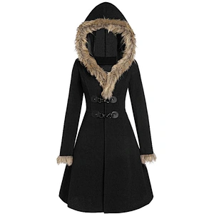 women's fashion casual long cape coat