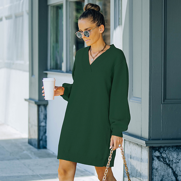 women's fashion casual printed dress