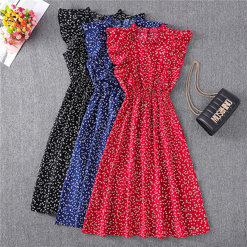 women's fashion casual printed dress
