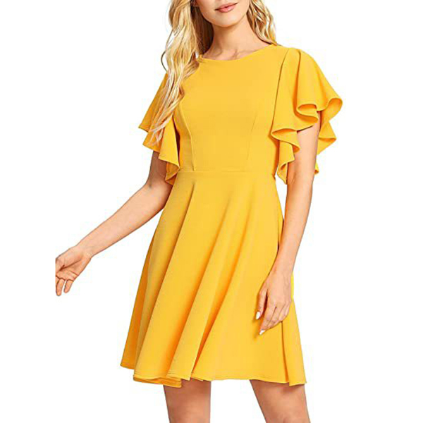 women's fashion casual printed dress
