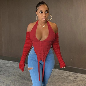 women's fashion loose casual top Blouses