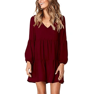 women's fashion casual printed dress