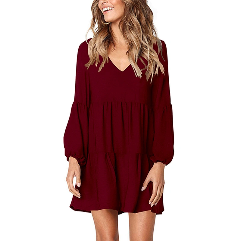 women's fashion casual printed dress