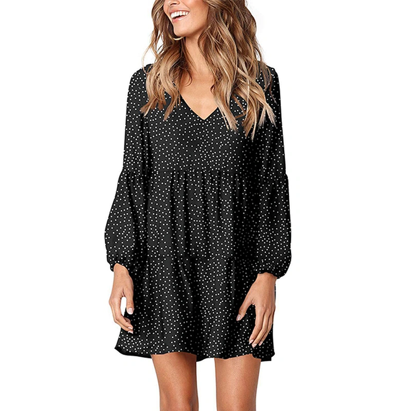 women's fashion casual printed dress