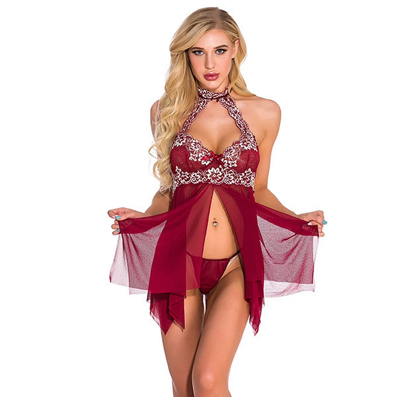 women's casual lace embroidery sexy lingerie