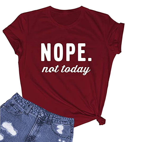 Fashion Casual Simple Printed Women's T-Shirt