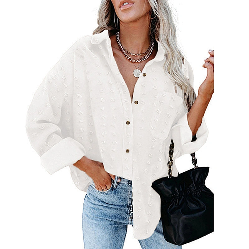 women's fashion loose casual top Blouses