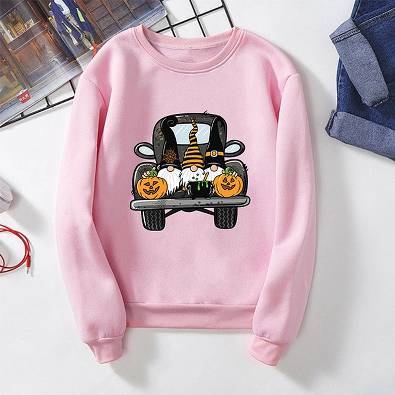 women's casual pullover printed pattern sweatshirt