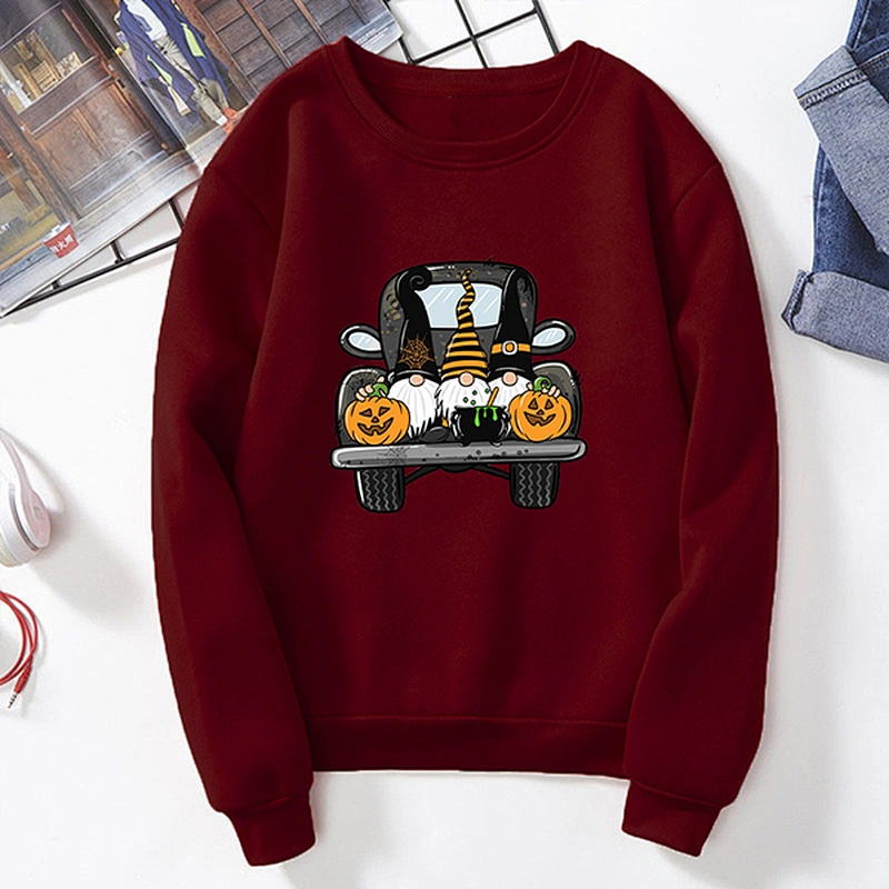 women's casual pullover printed pattern sweatshirt