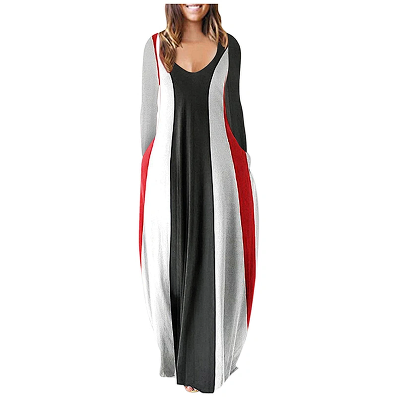 women's fashion casual printed dress
