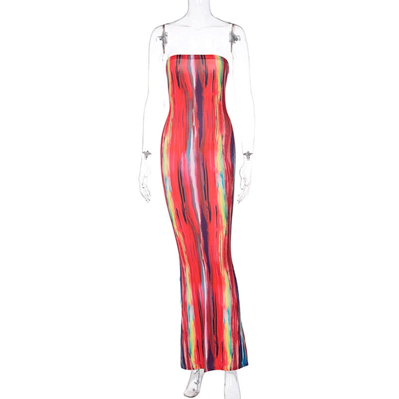 women's fashion casual printed dress