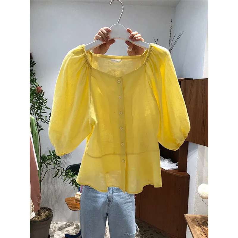 women's fashion loose casual top Blouses