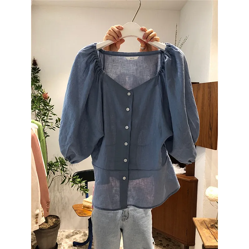 women's fashion loose casual top Blouses