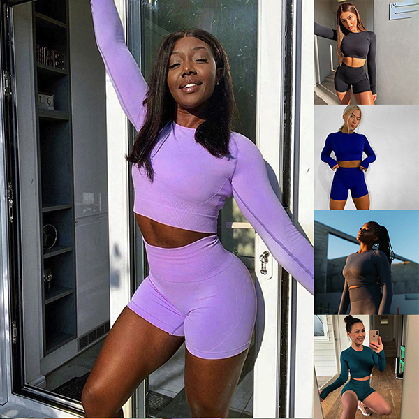 Women's Fashion Simple High Elasticity Jogging Yoga Sportswear