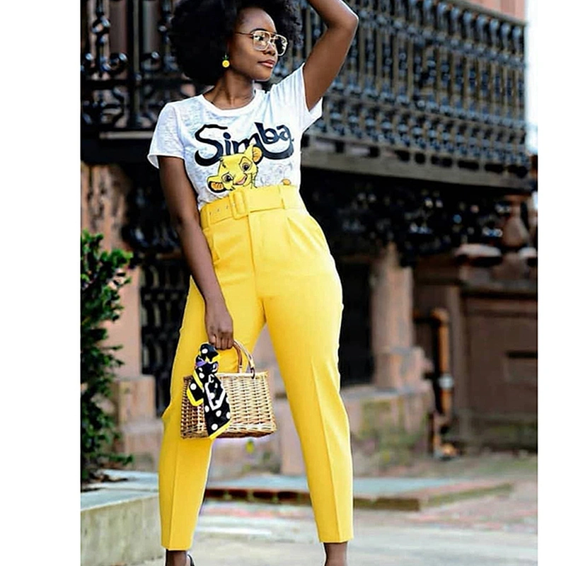 women's casual fashion all match pants