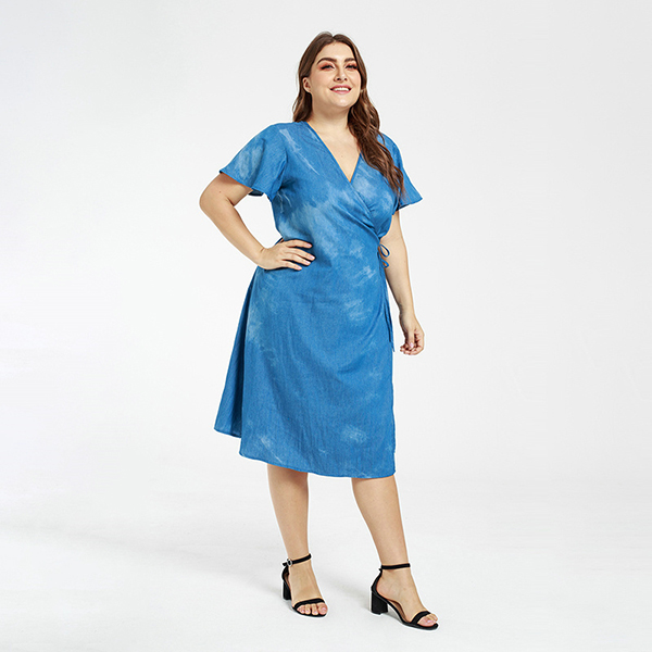 women's fashion casual printed dress