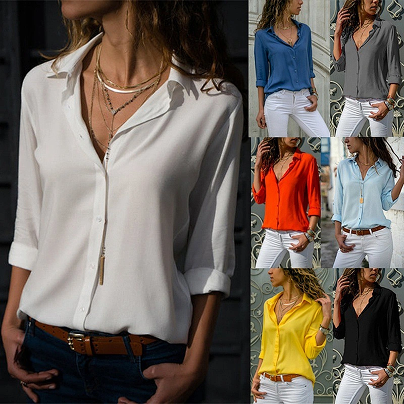 women's fashion loose casual top Blouses