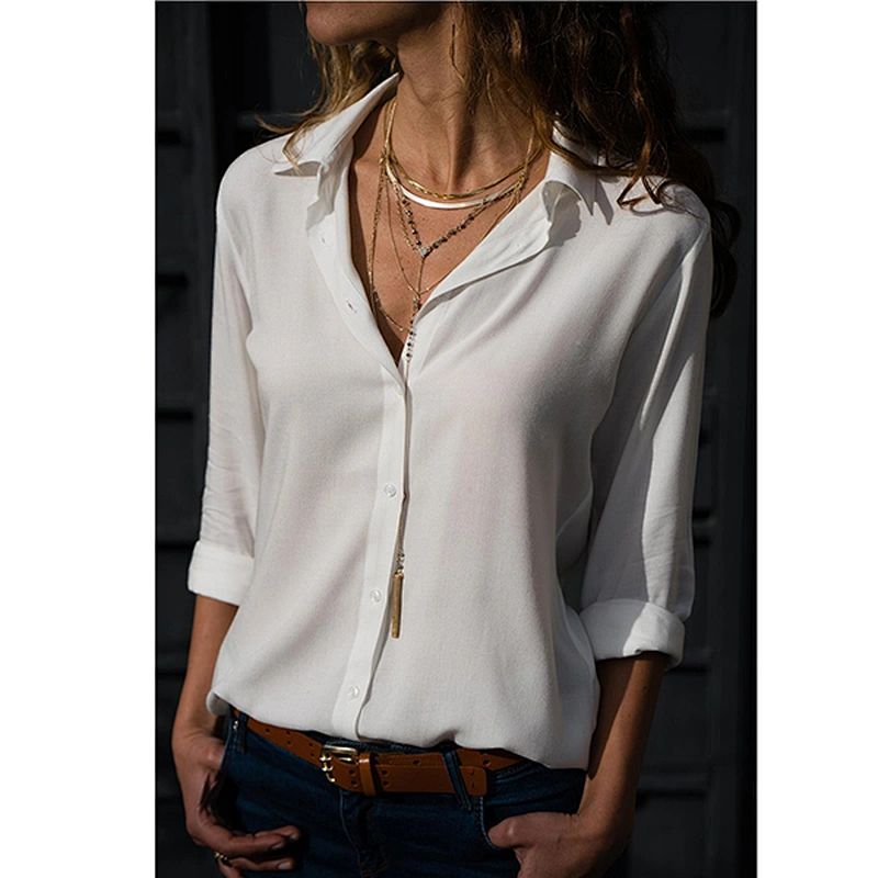 women's fashion loose casual top Blouses