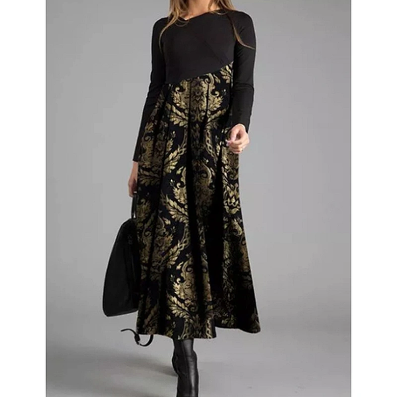 women's fashion casual printed dress