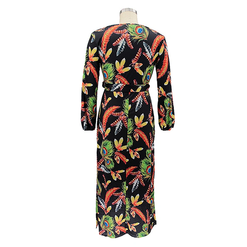 women's fashion casual printed dress