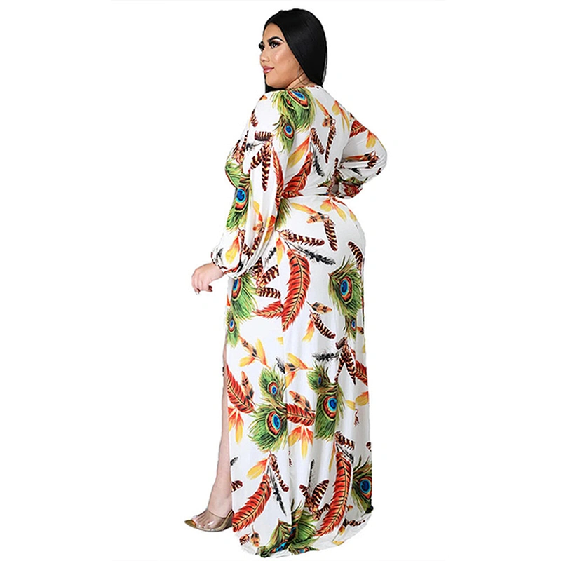 women's fashion casual printed dress