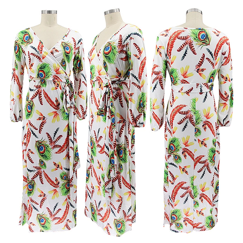 women's fashion casual printed dress