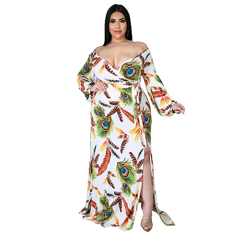 women's fashion casual printed dress