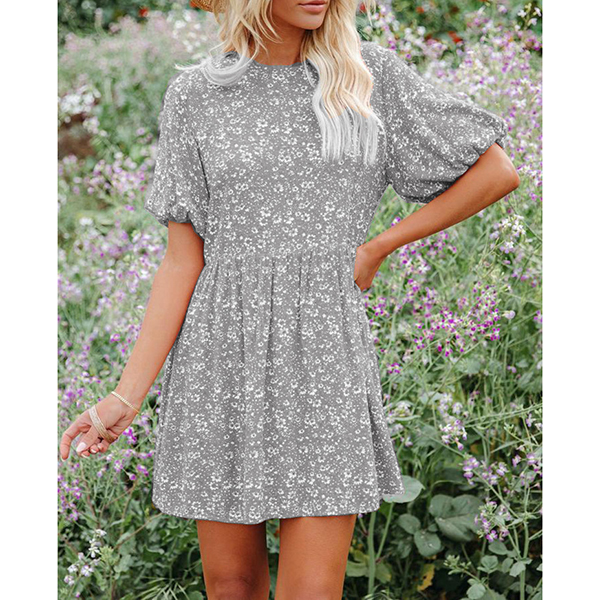 women's fashion casual printed dress