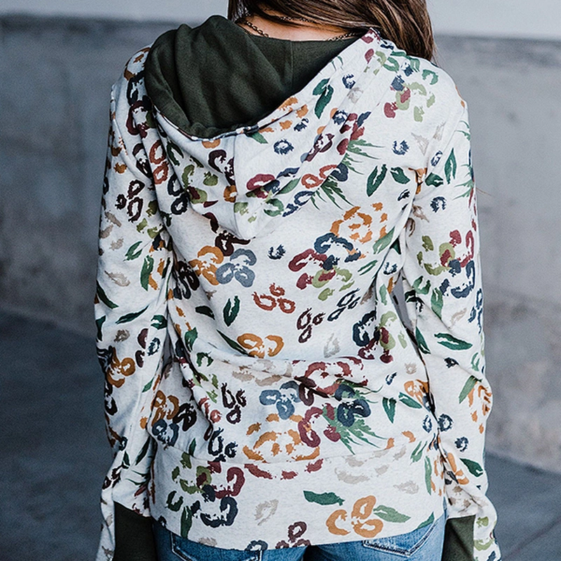 women's casual pullover printed pattern sweatshirt