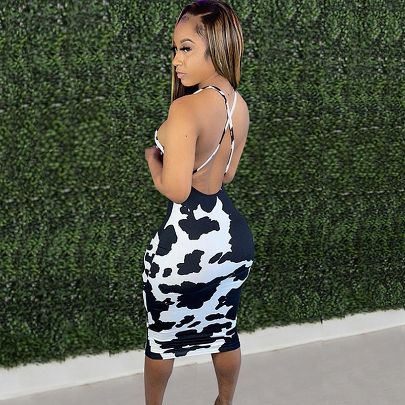 women's fashion casual printed dress