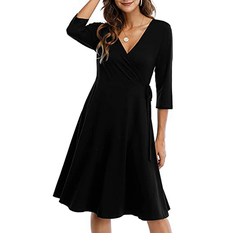 women's fashion casual printed dress