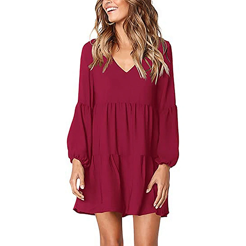 women's fashion casual printed dress