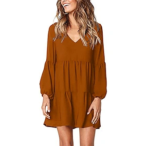 women's fashion casual printed dress