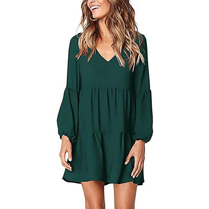 women's fashion casual printed dress