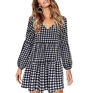 women's fashion casual printed dress