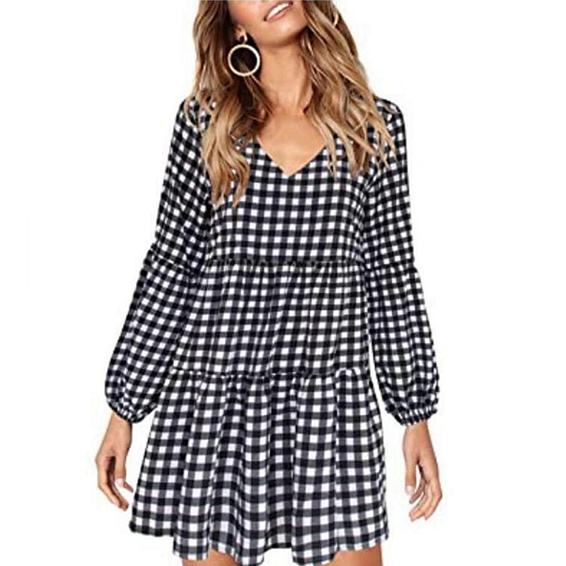 women's fashion casual printed dress