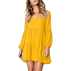 women's fashion casual printed dress