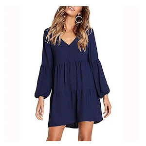 women's fashion casual printed dress