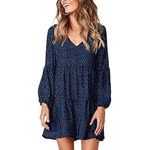 women's fashion casual printed dress