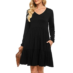 women's fashion casual printed dress