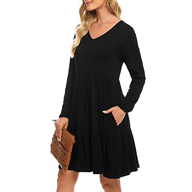 women's fashion casual printed dress