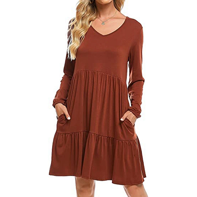 women's fashion casual printed dress