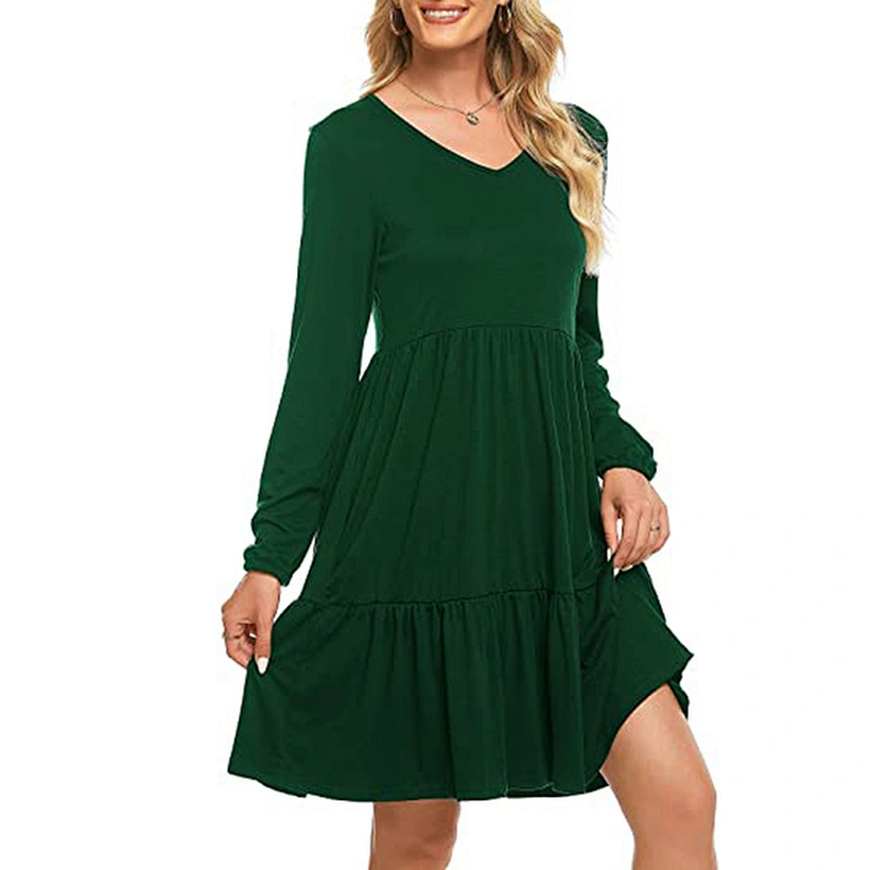 women's fashion casual printed dress